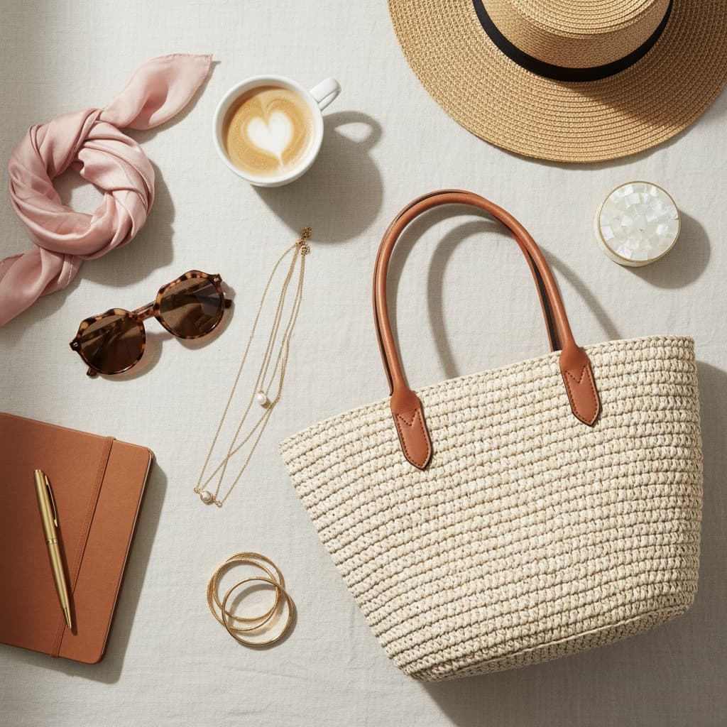 flat lay overhead styling 69081947
