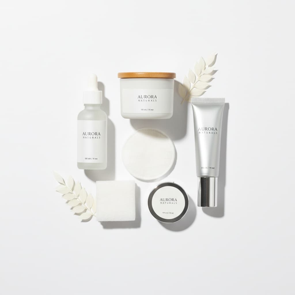 flat lay white background 96564790