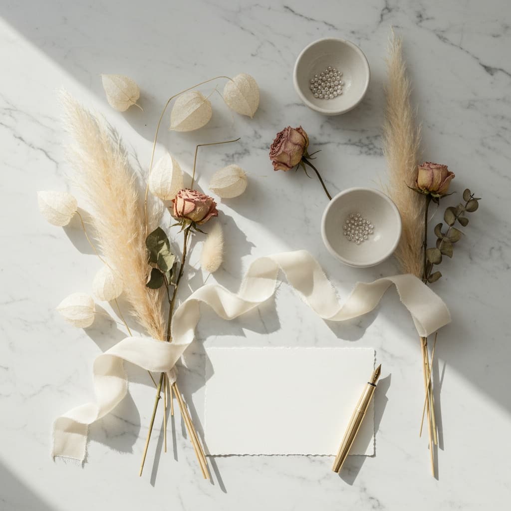 flatlay marble aesthetic 33704716