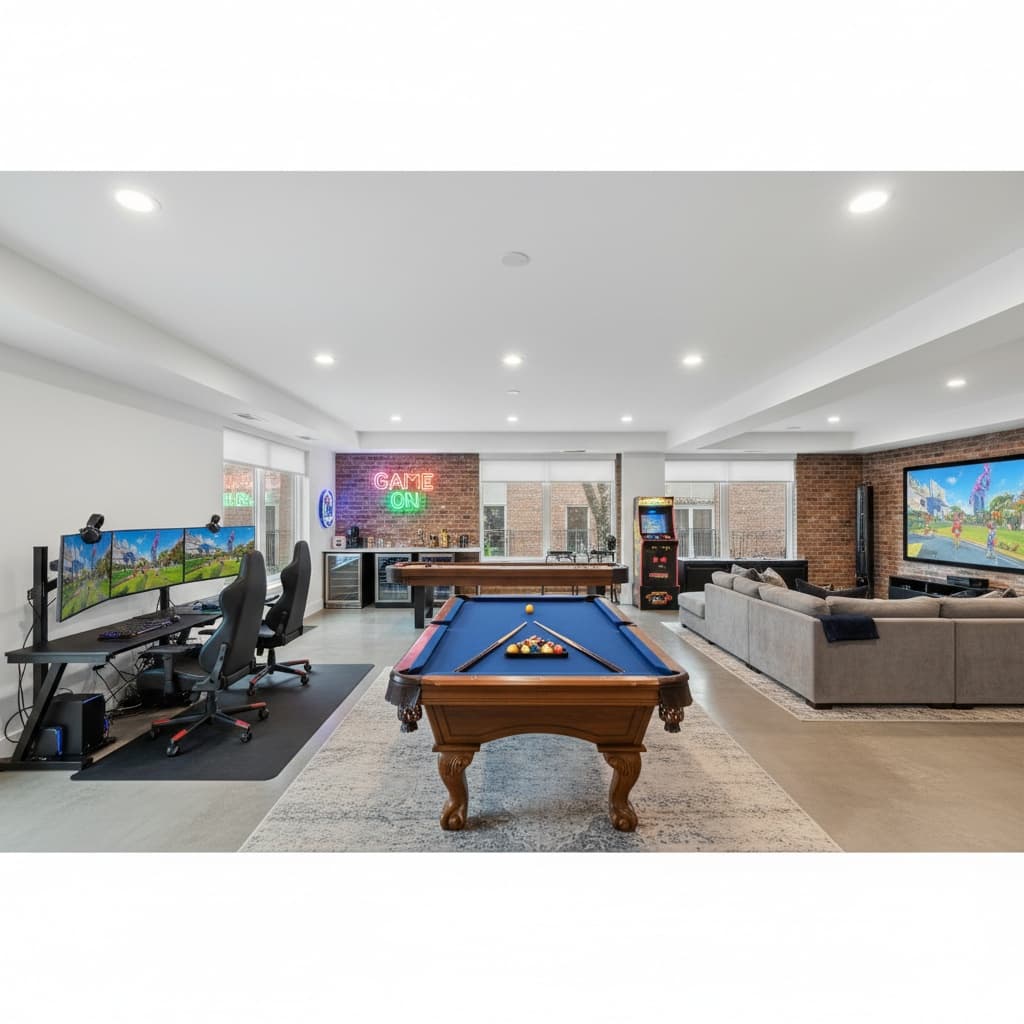 game room wide angle 32500865