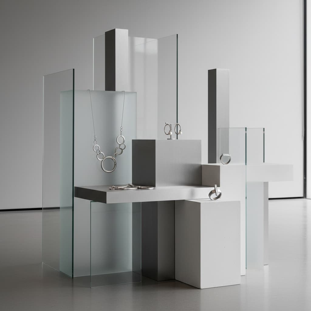 geometric modern display 30345529