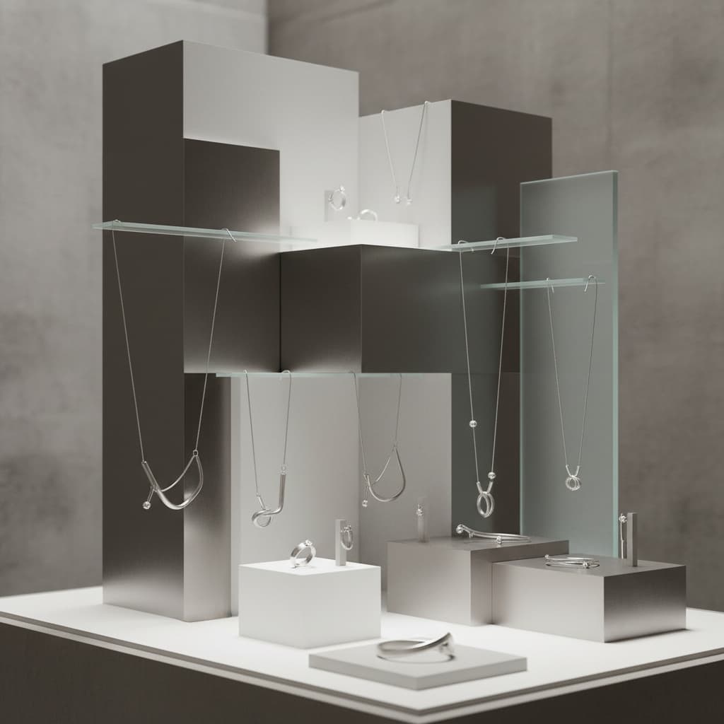 geometric modern display 98024995