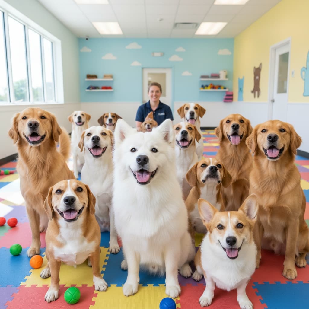 group portrait multiple dogs 75888459