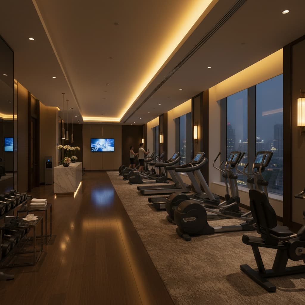 gym evening ambient 82590088