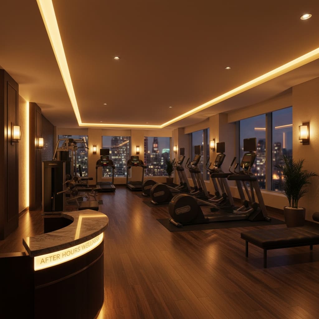 gym evening ambient 89685526