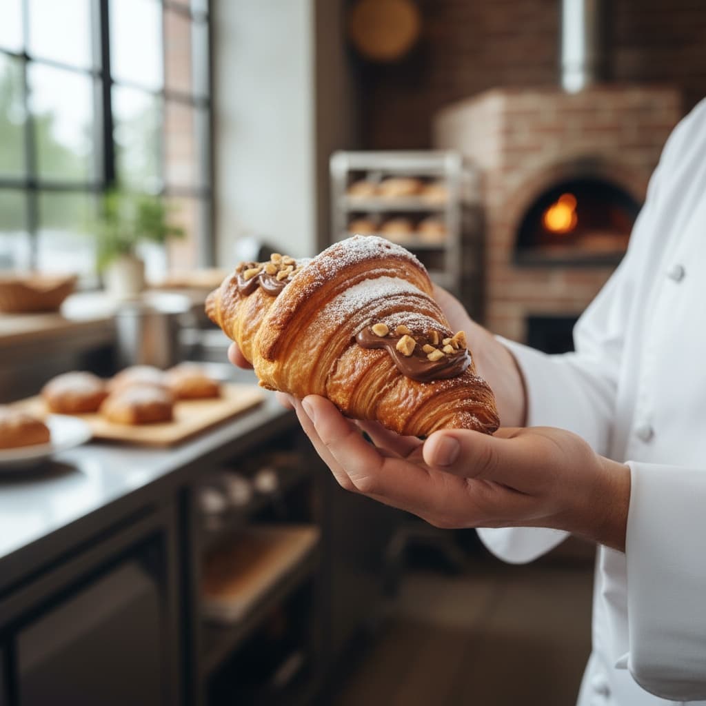 hands holding pastry 96784009