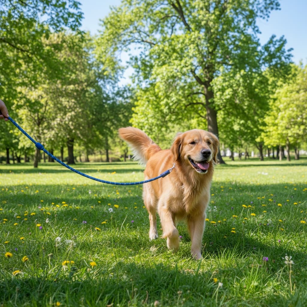 happy walk in park 49732137