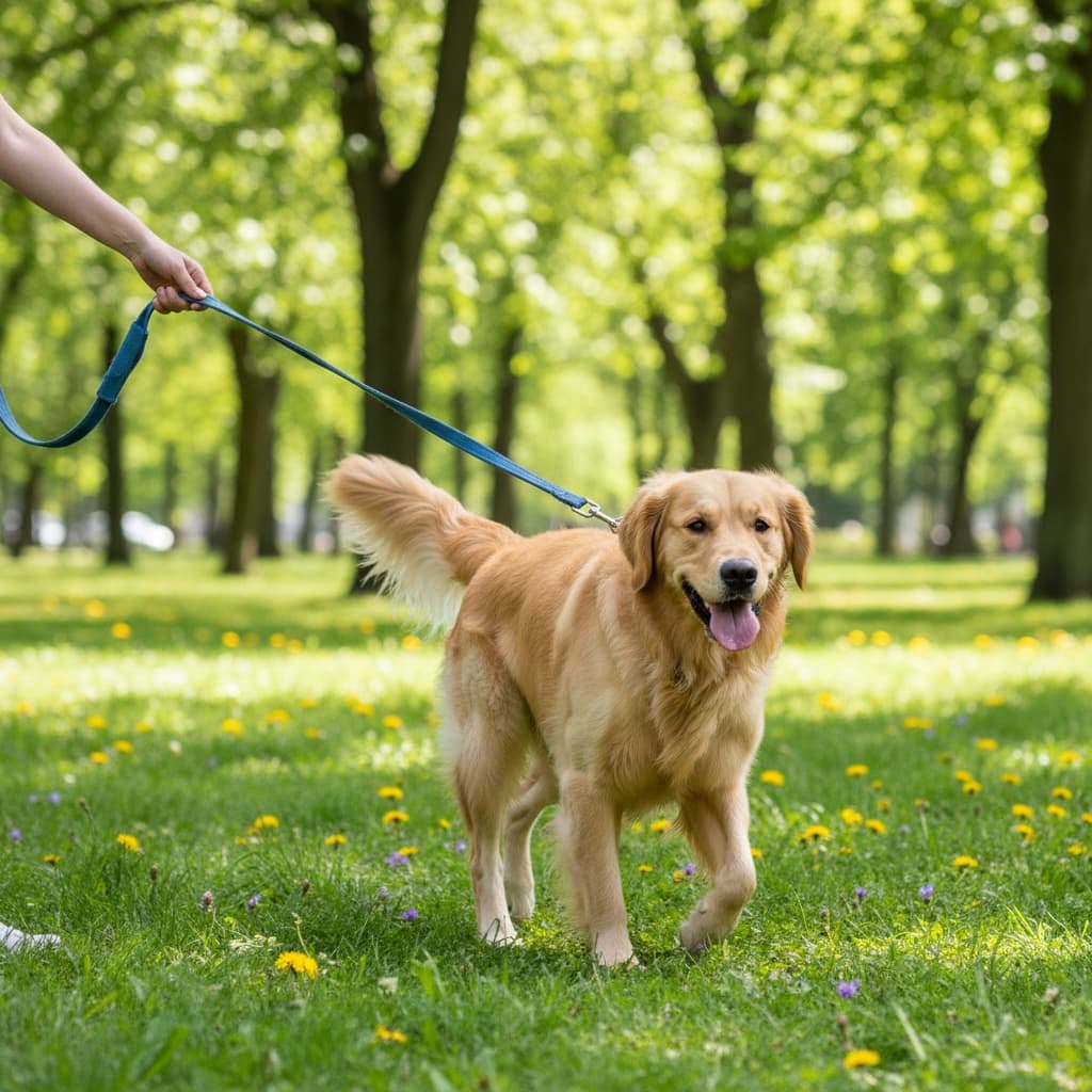 happy walk in park 65247957