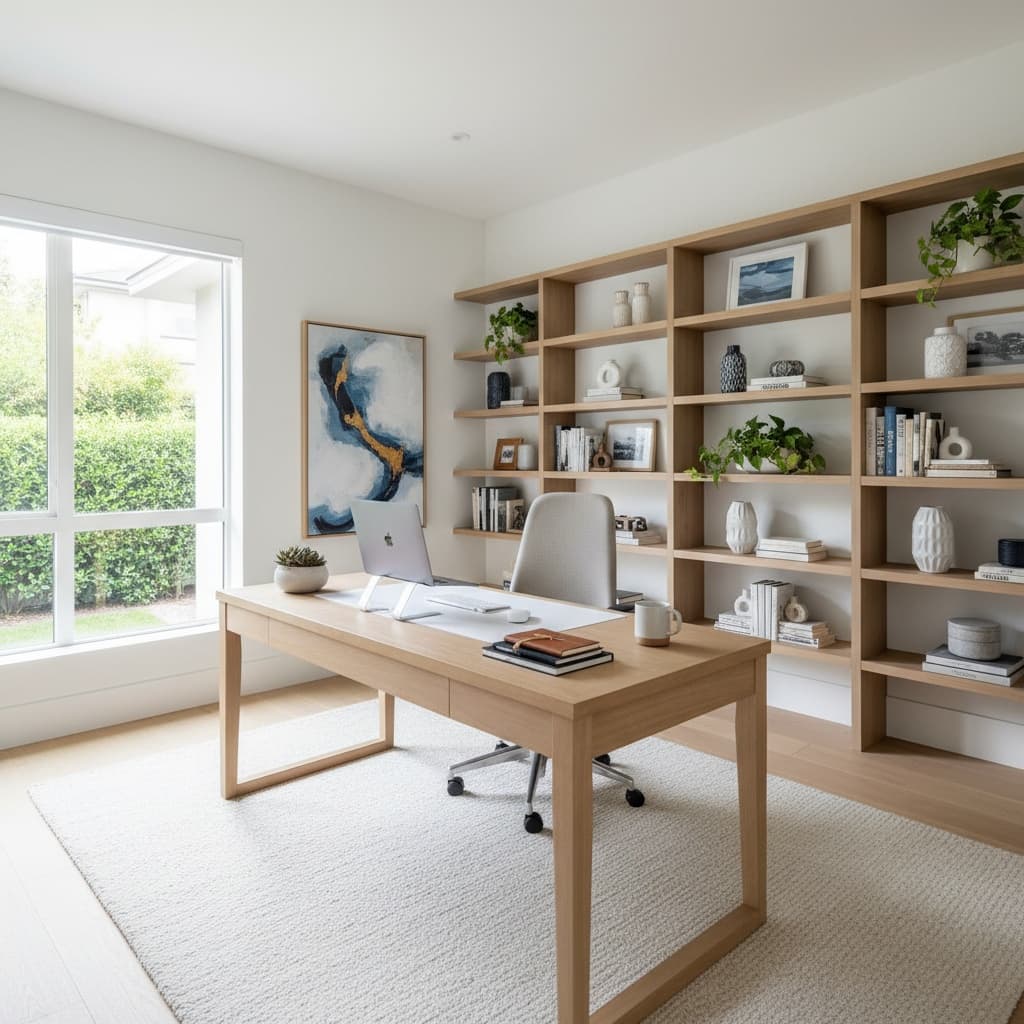 home office workspace 86630380