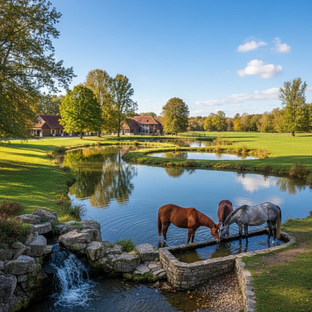 horse water feature 51762887