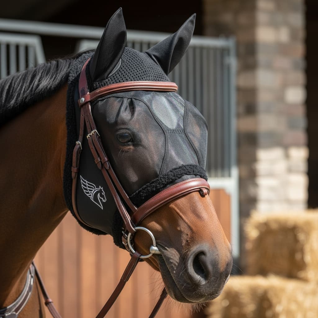 horse wearing product headshot 86184877
