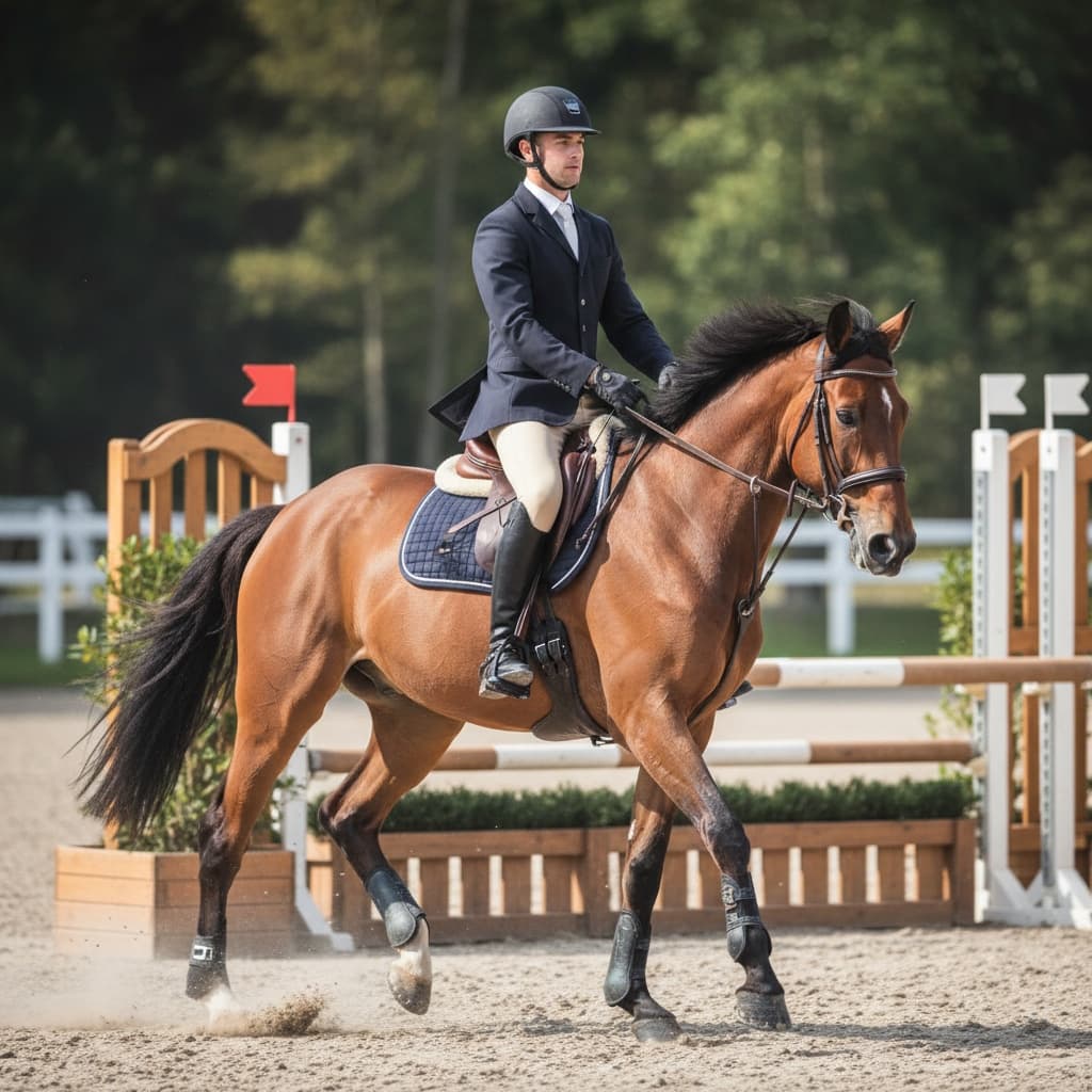hunter under saddle canter 10163761