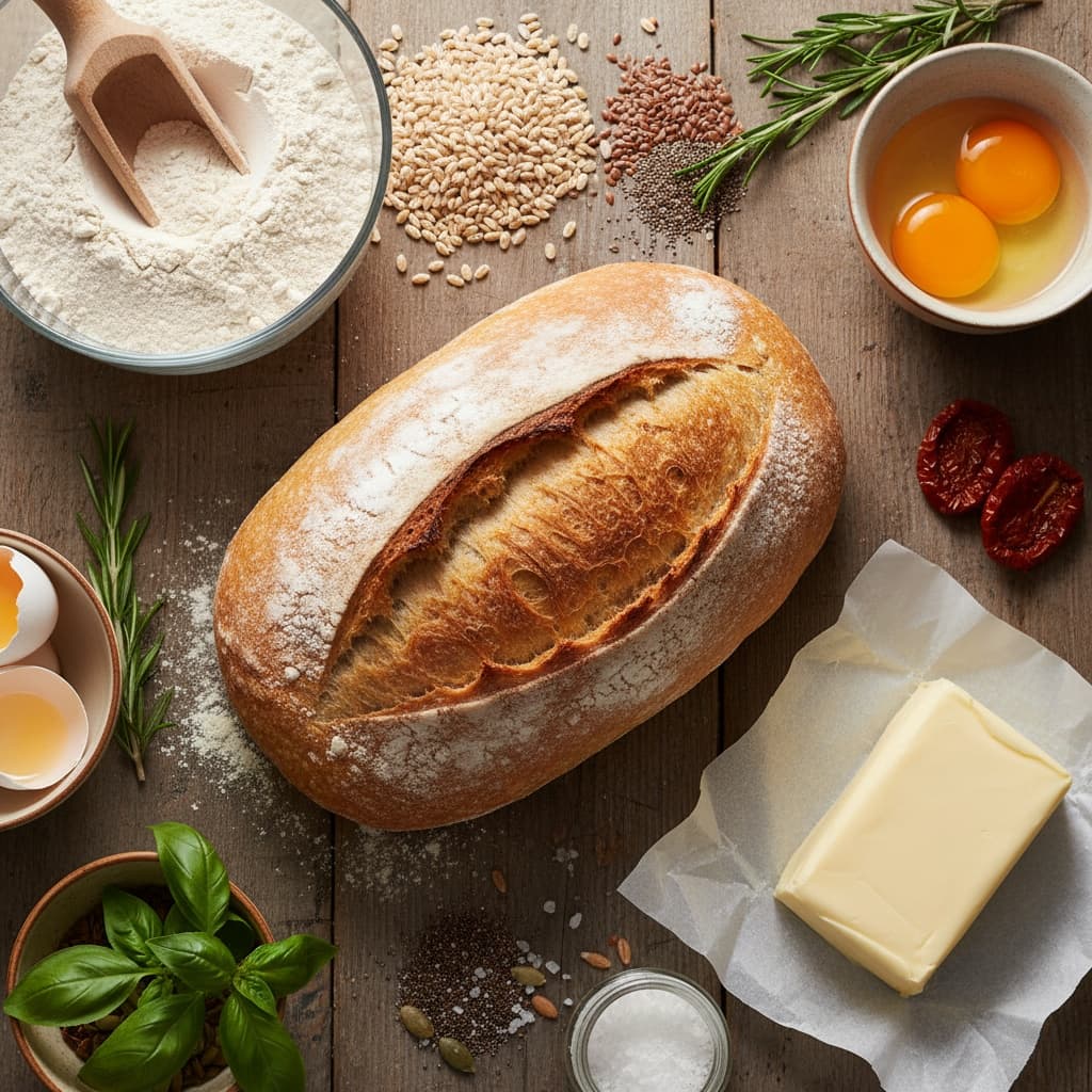 ingredients scattered composition 21046321