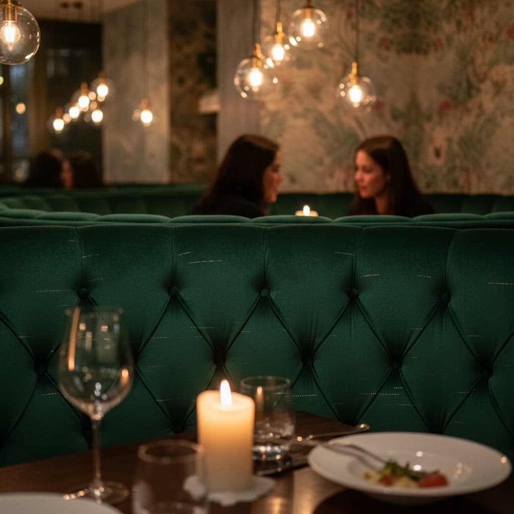 intimate booth seating 91082474