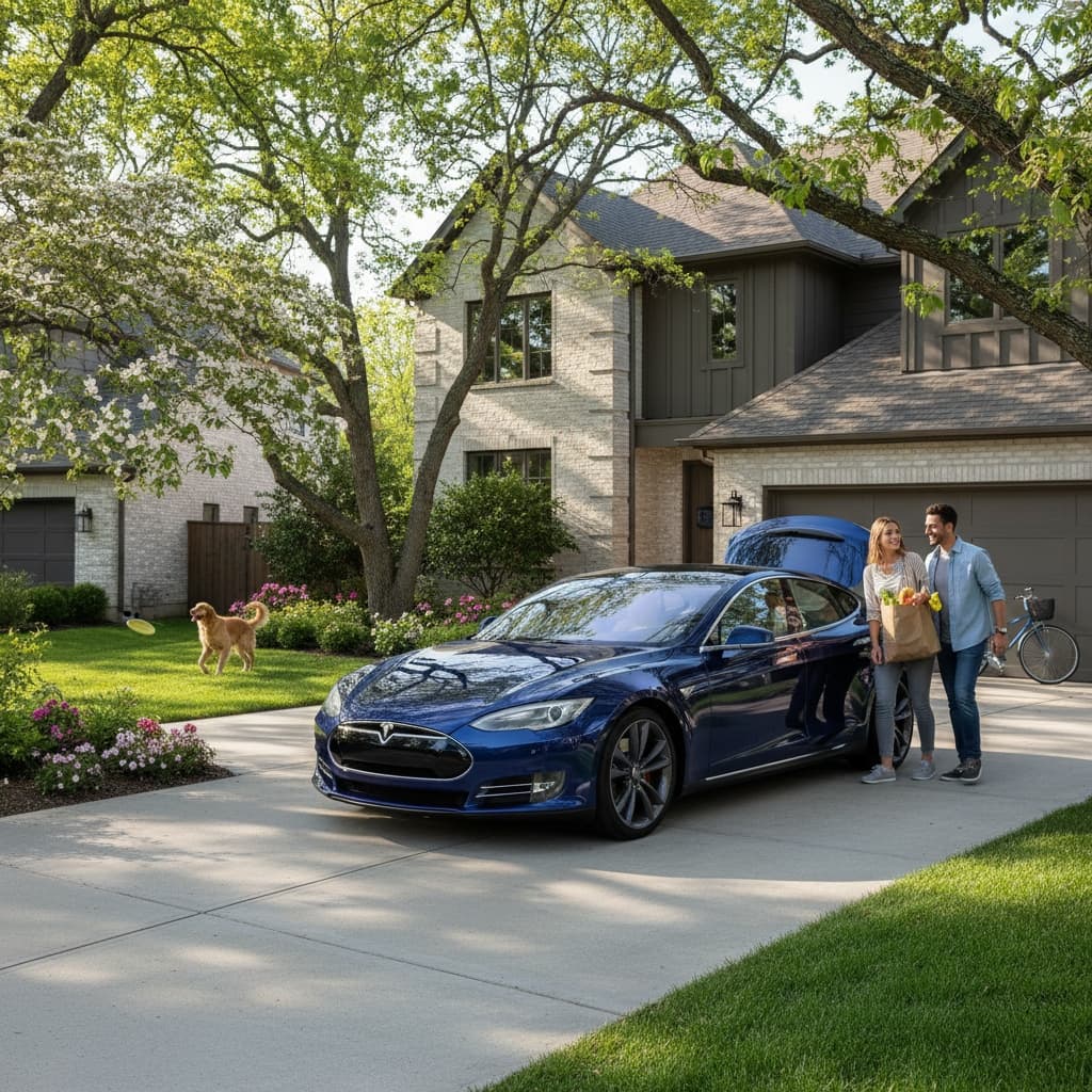 lifestyle driveway scene 61680844