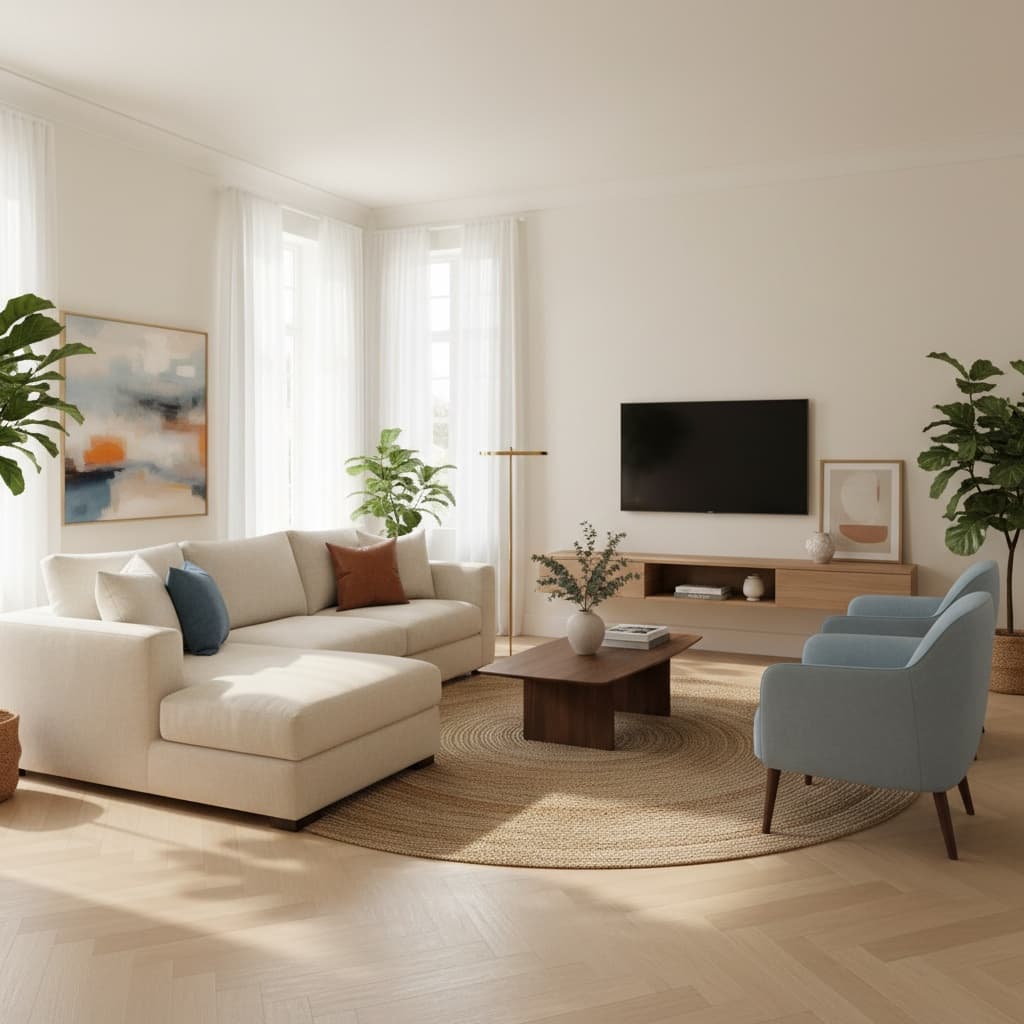 living room wide angle 24811879