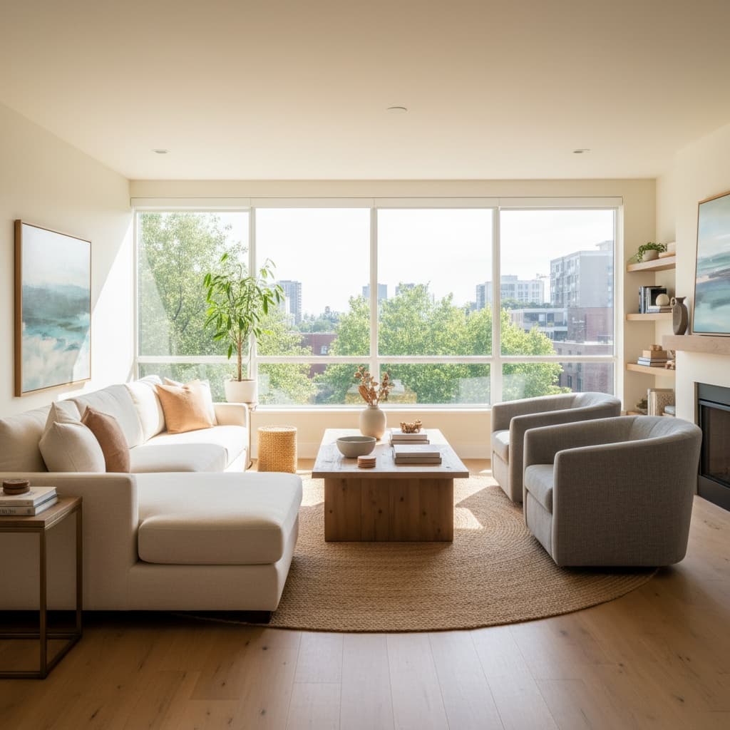 living room wide angle daylight 89449621