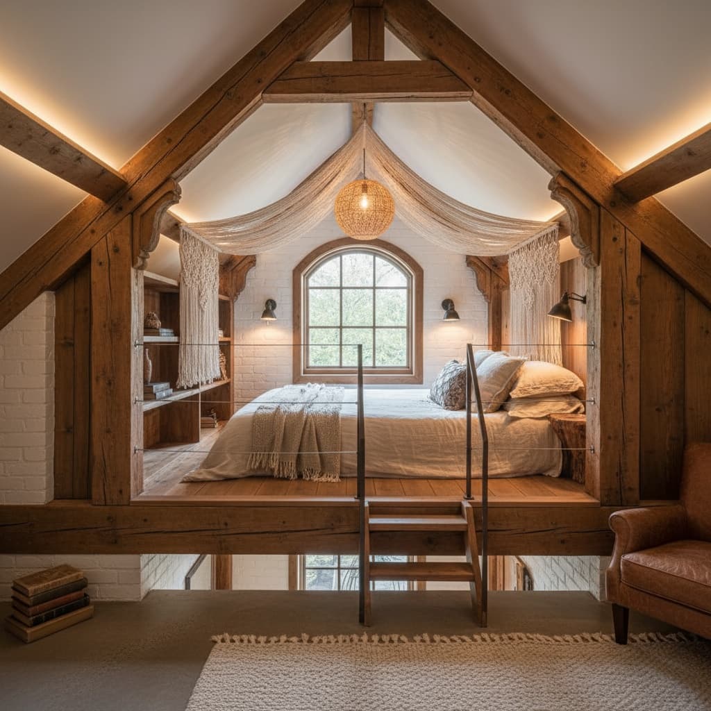 loft sleeping area cozy 53116195