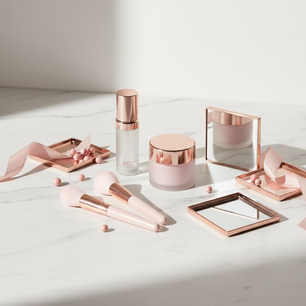 luxury marble flat lay 52081257