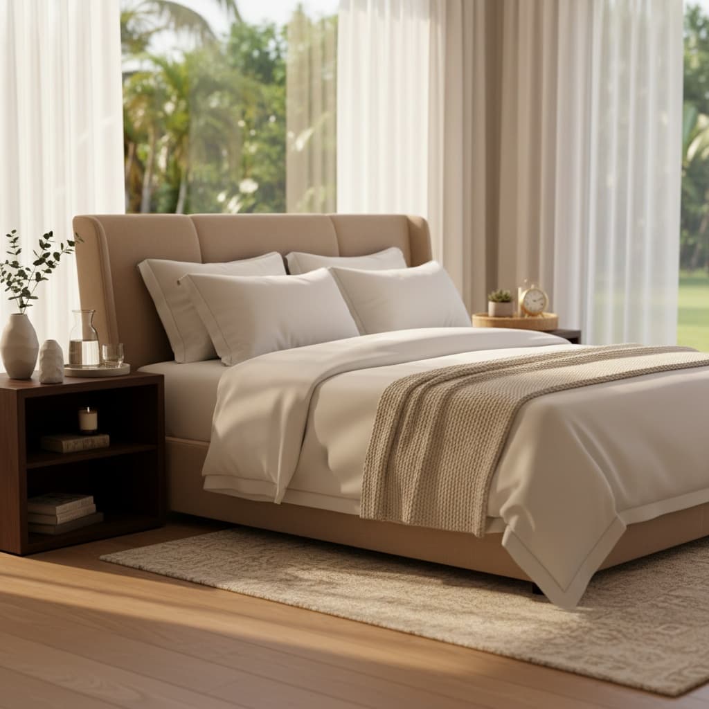 master bedroom cozy morning 56343876