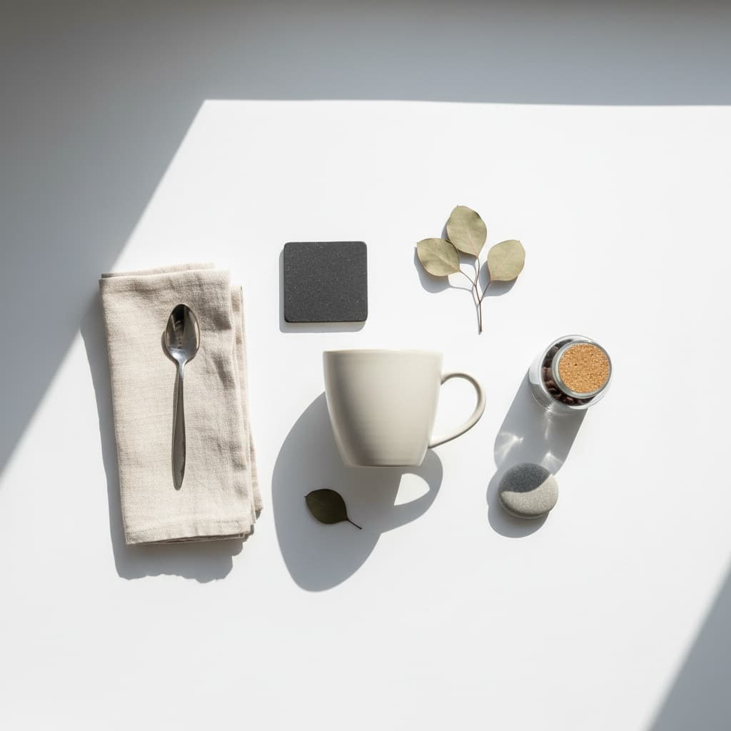 minimalist white surface overhead 57310034