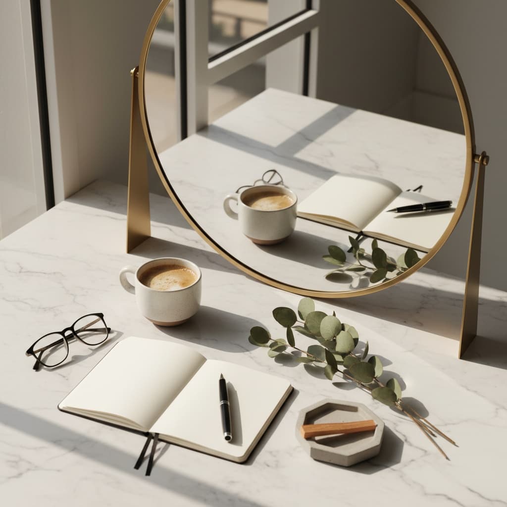 mirror reflection creative 83207519