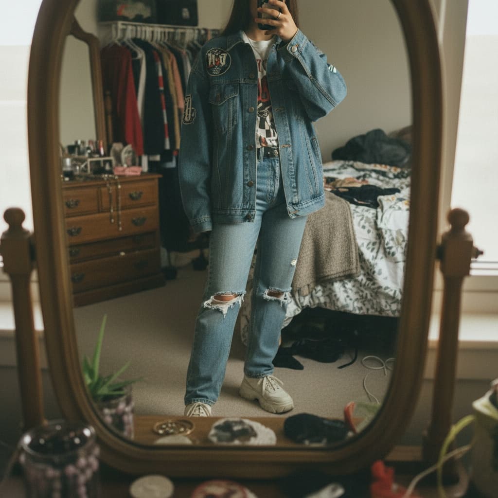 mirror selfie style 16045626