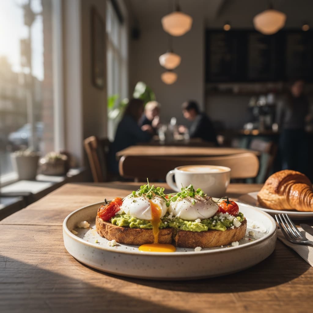 natural light cafe setting 31584022
