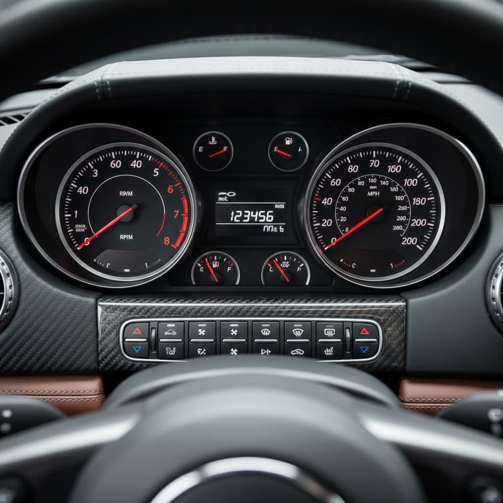 odometer gauge cluster 91611387