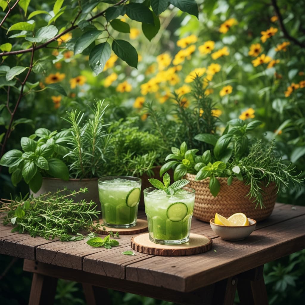 outdoor garden setting 43918363