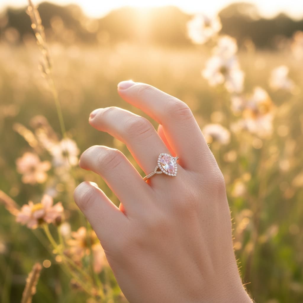 outdoor golden hour hand 76179027