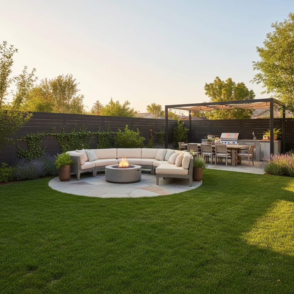 outdoor space backyard 69811156