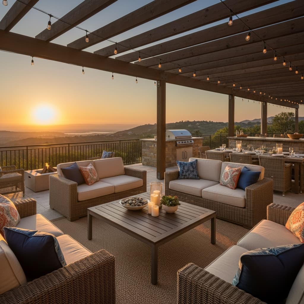 outdoor space golden hour 68724408