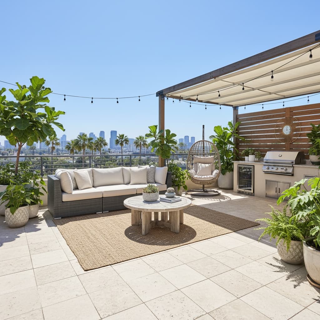 outdoor space patio balcony 62498153