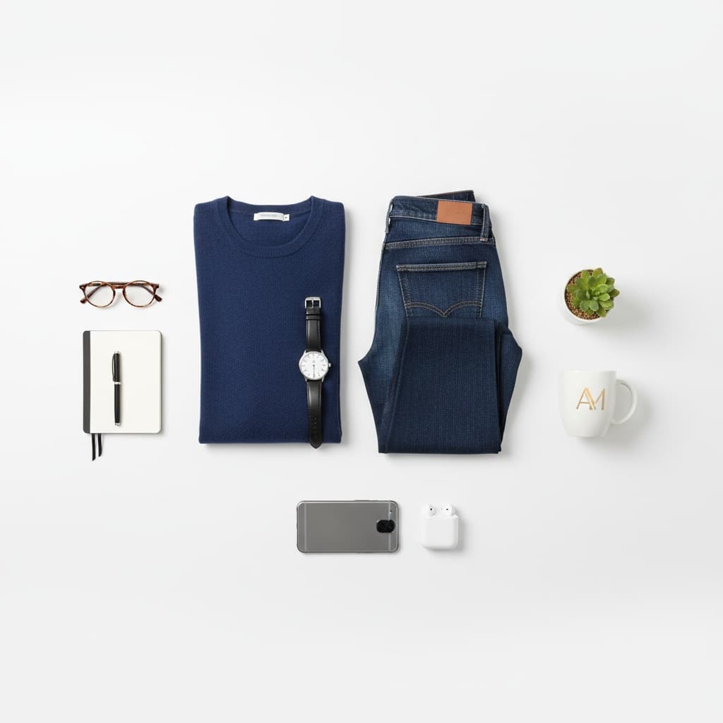 overhead flat lay 59721920