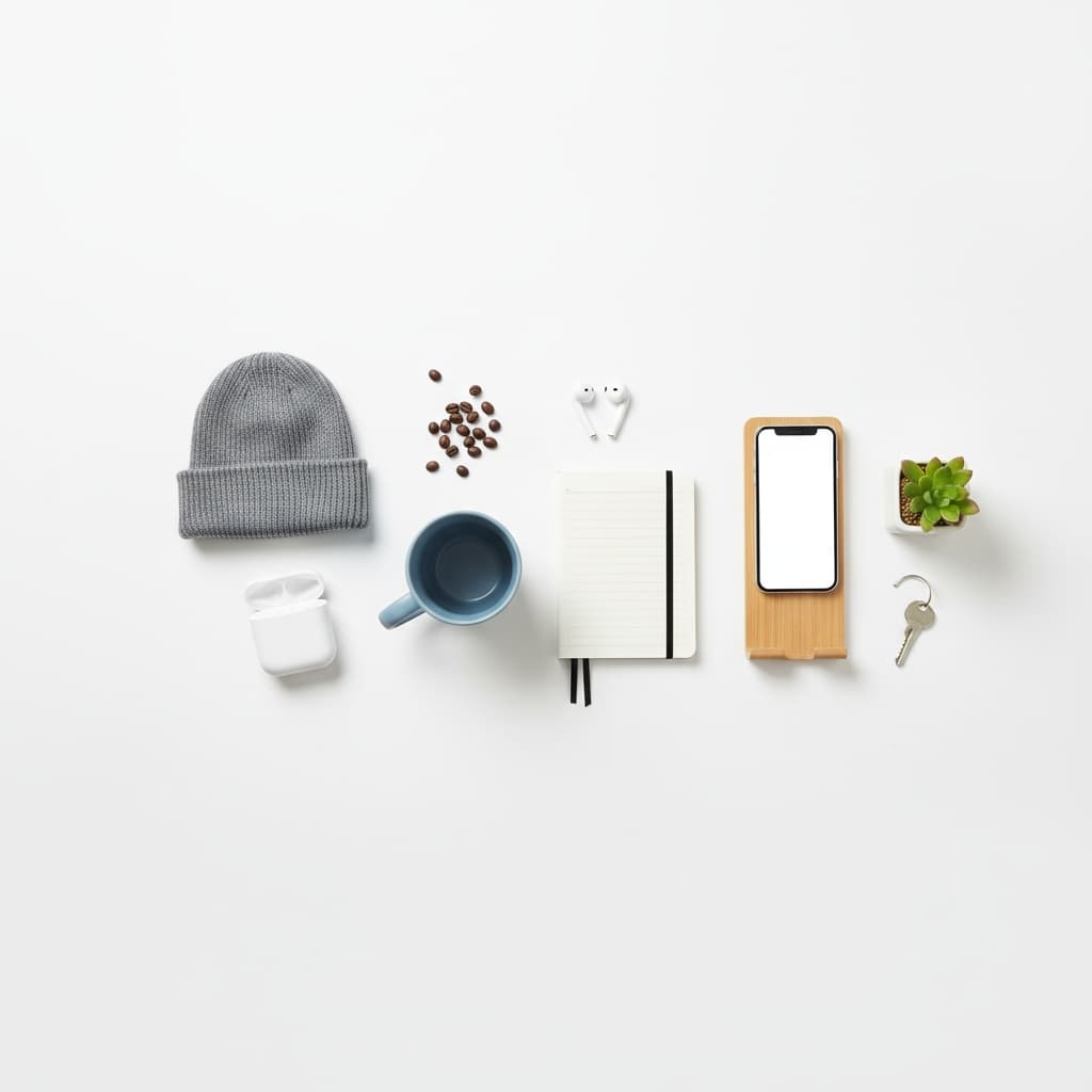 overhead flat lay 68620226