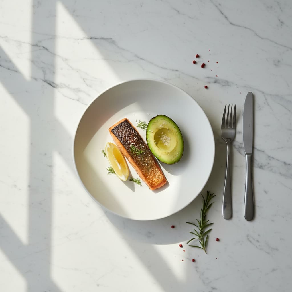 overhead flat lay marble 23541895