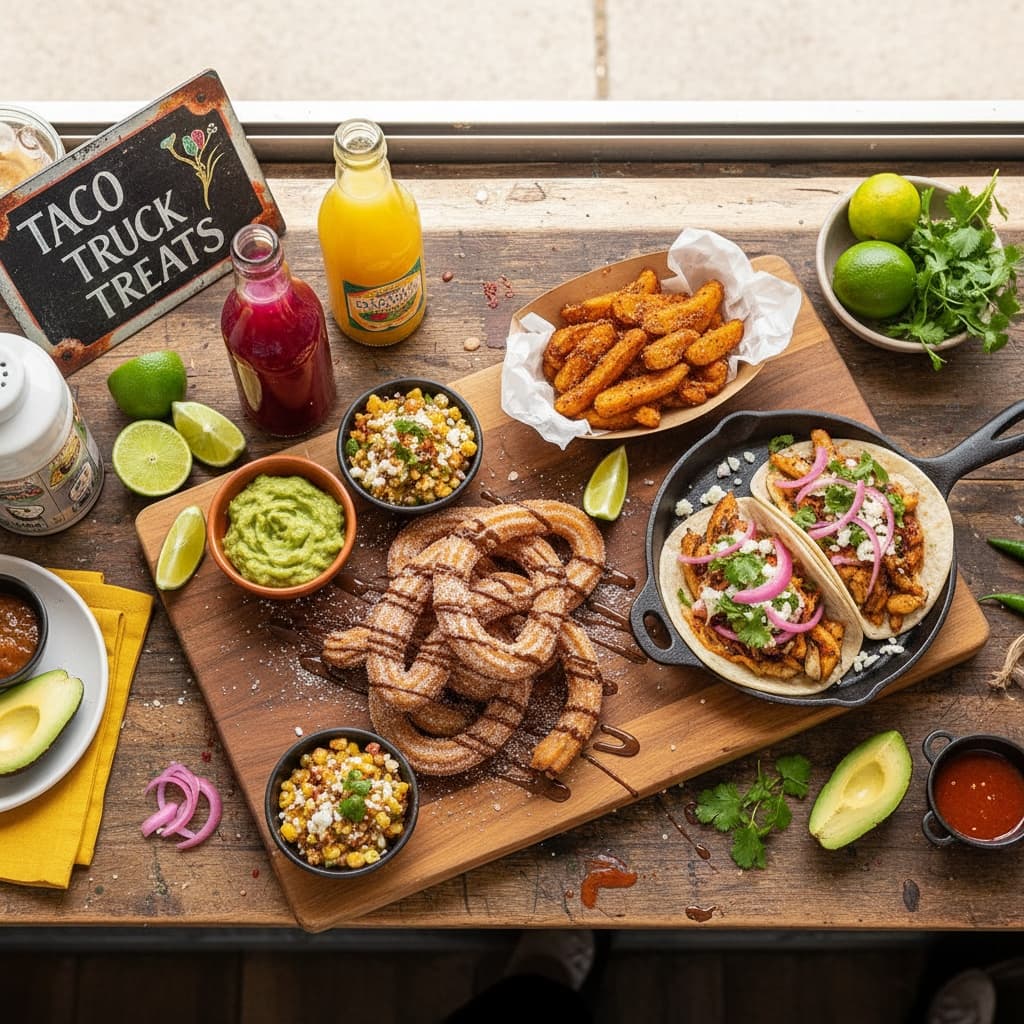 overhead flat lay menu 73323183