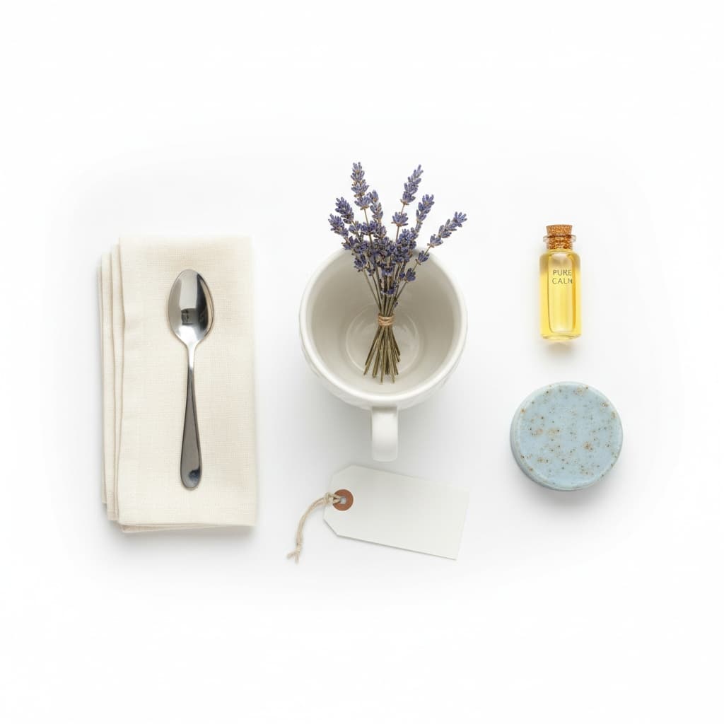 overhead flat lay white 21407482