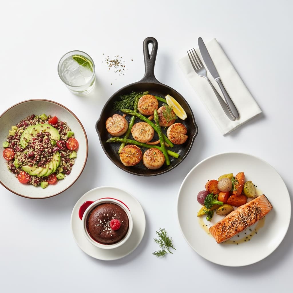 overhead flat lay white 26590288