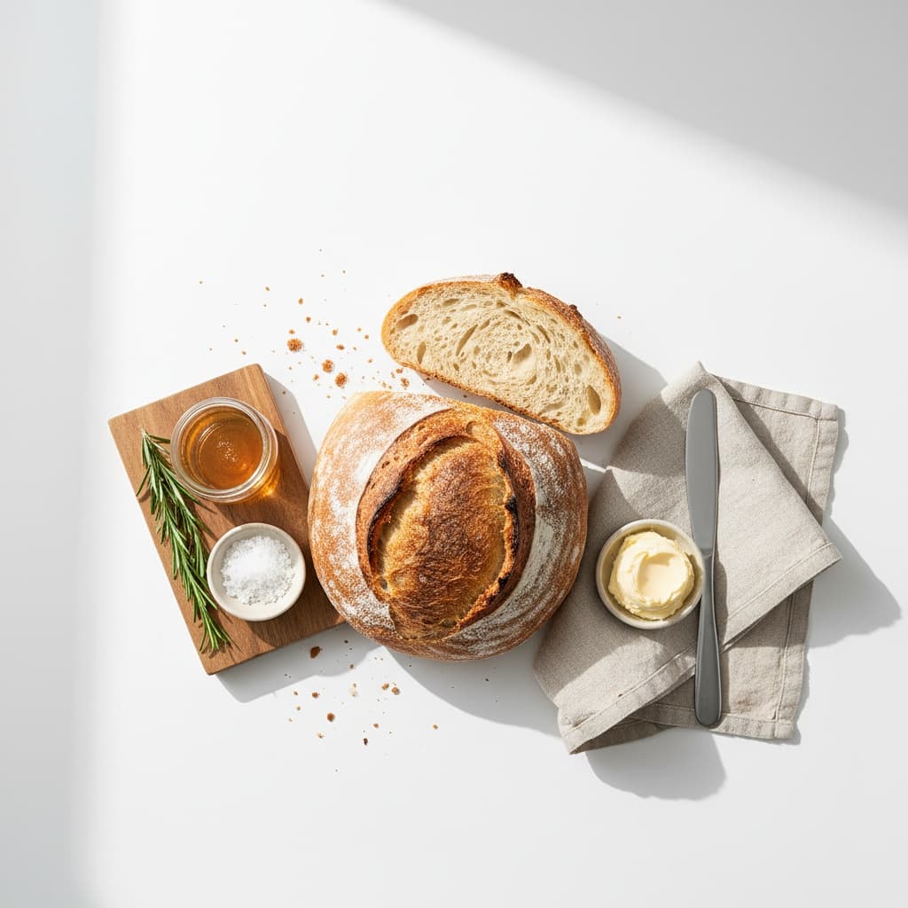 overhead flat lay white 83030852