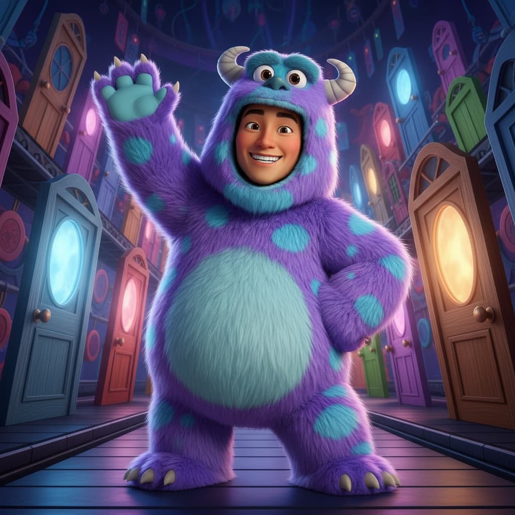 petite asian man monsters inc sully character 65423750