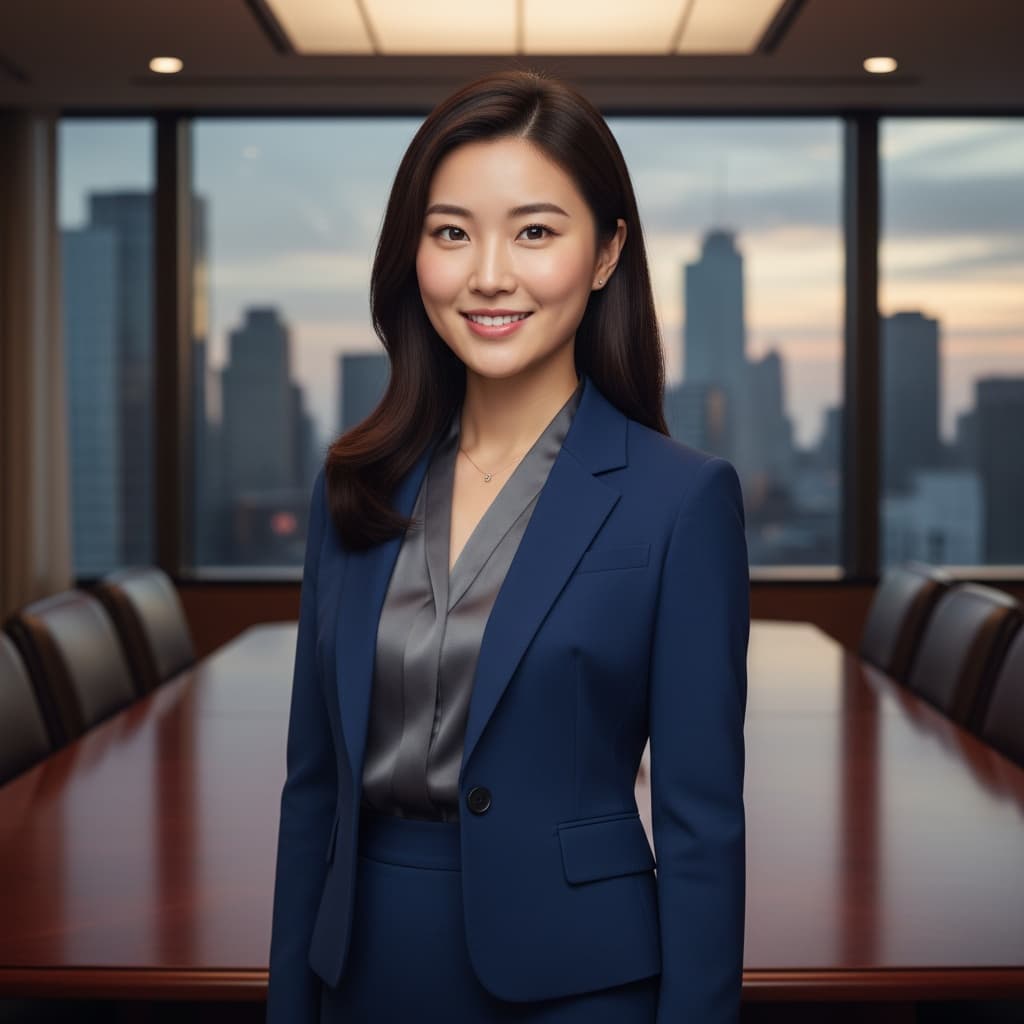 petite asian woman boardroom environmental 20651621