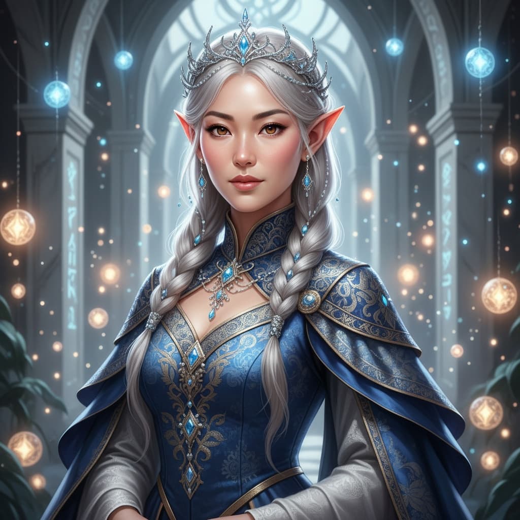 petite asian woman high elf nobility 82753672