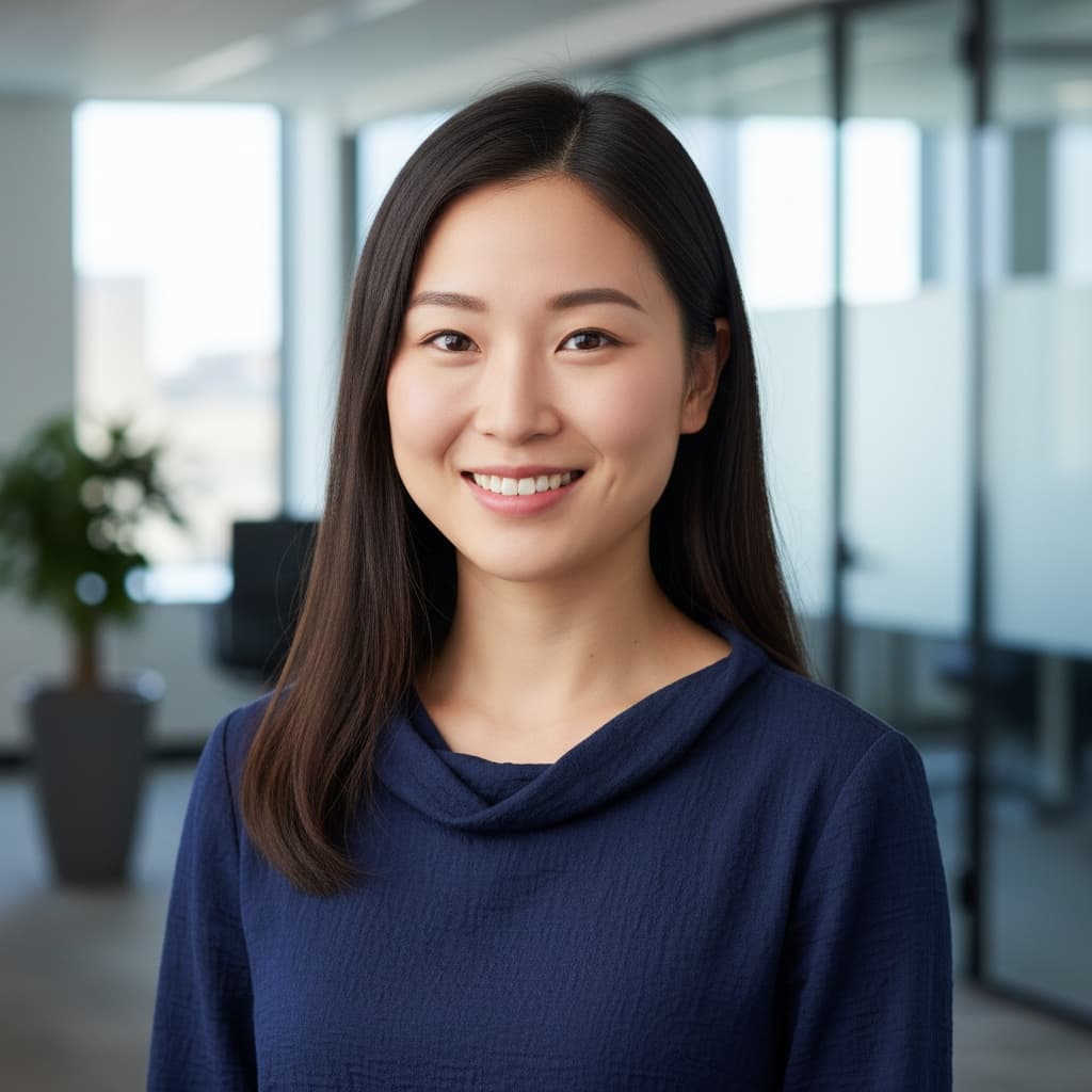 petite asian woman tech startup environment 56916451