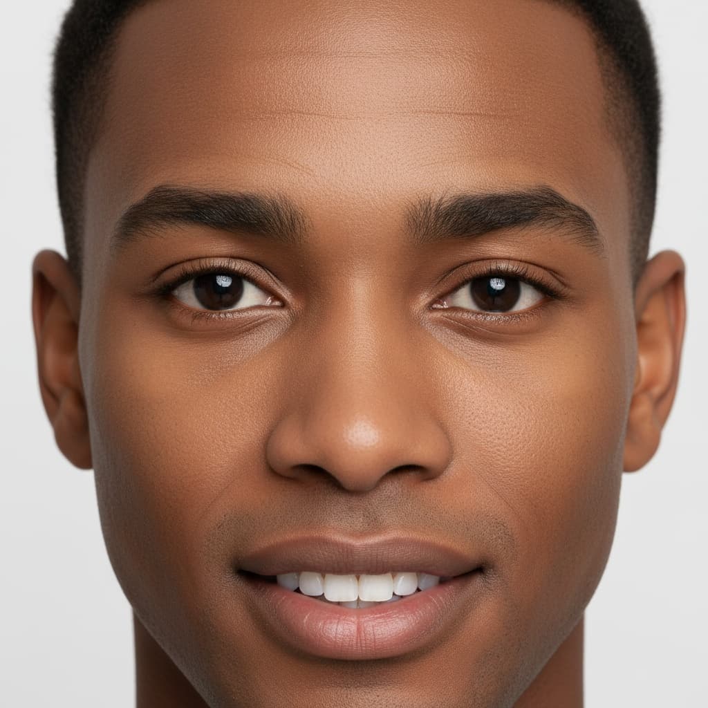petite black man close up beauty shot 37552278
