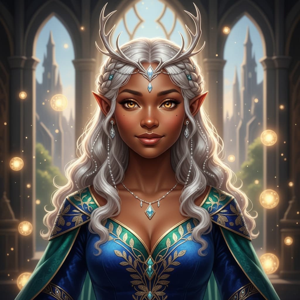 petite black woman high elf nobility 55521052