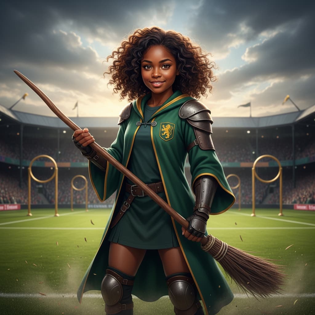 petite black woman quidditch player 56915984
