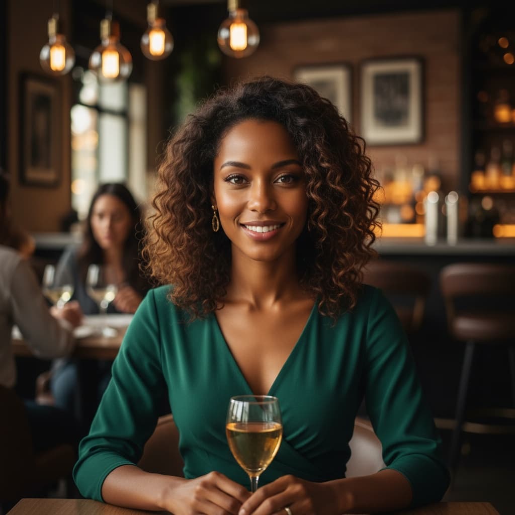 petite black woman restaurant date ready 74119241
