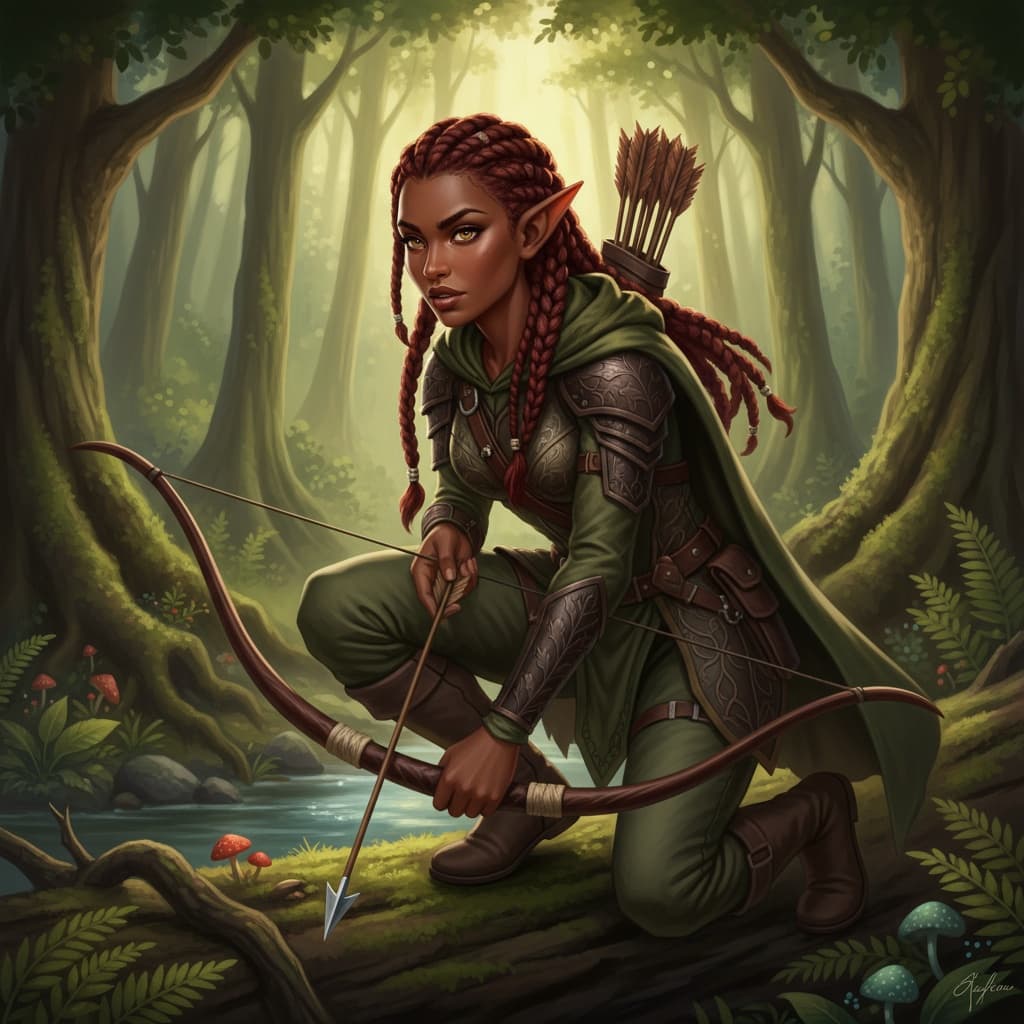 petite black woman woodland ranger 42854743